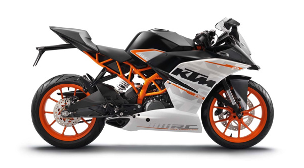 KTM motorcycle RC390